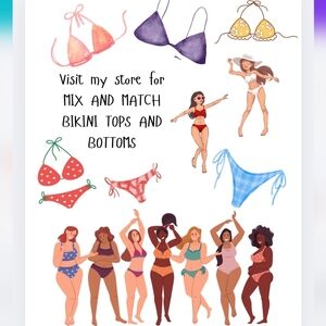 Billabong Hurley Out From Under Kate Spade Mix and Match Bikini Tops and Bottoms